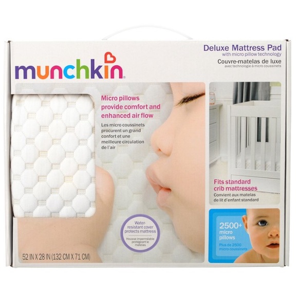 Munchkin Accessories Nib Munchkin Deluxe Baby Mattress Pad With